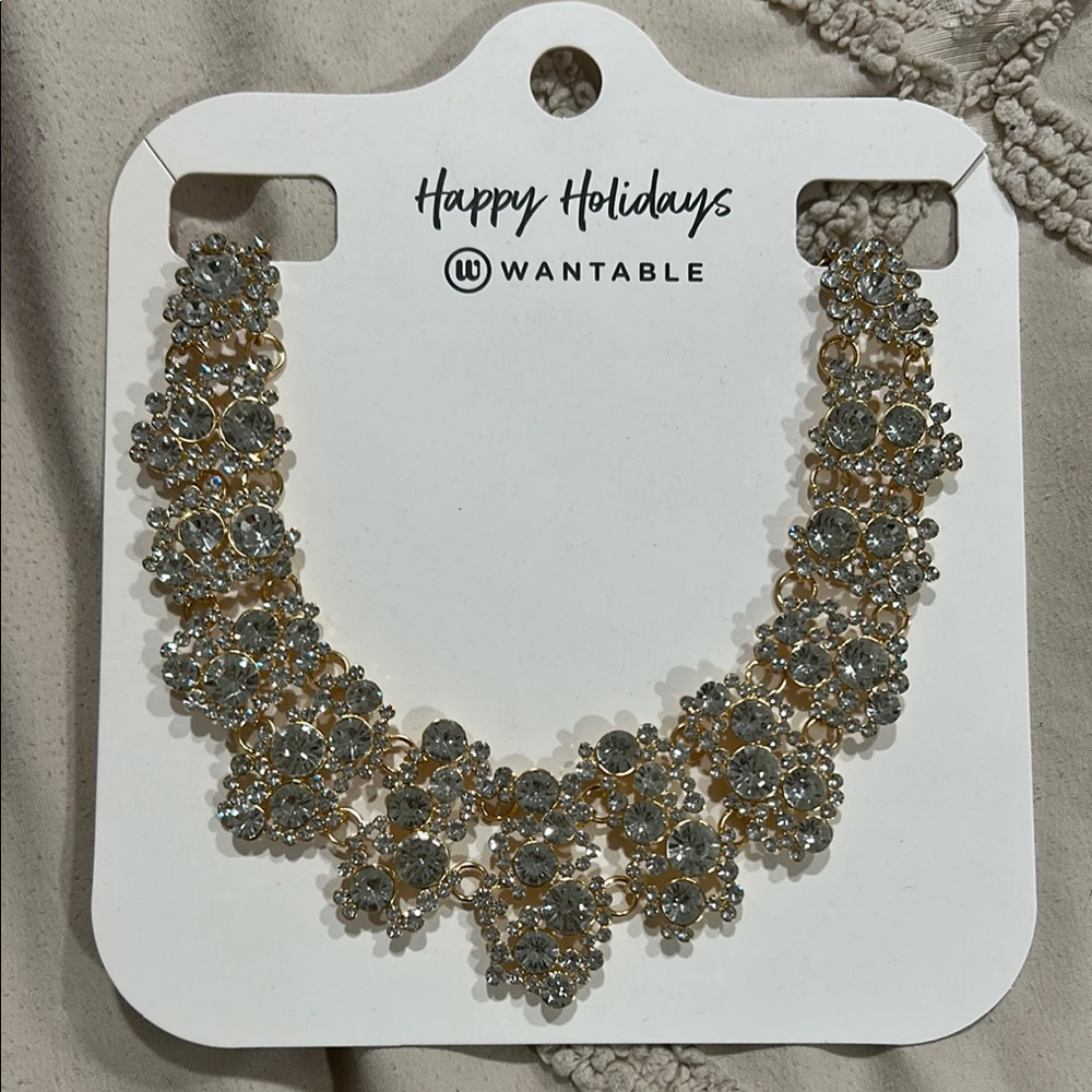 Gold and Silver Statement Necklace